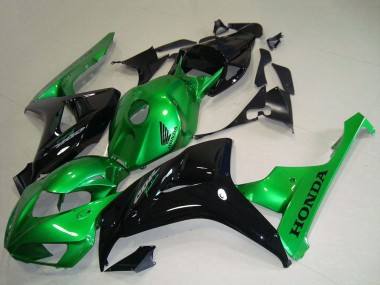 Carena Moto Honda CBR1000RR 2006-2007 - Verde Nero Lucido Fabbrica