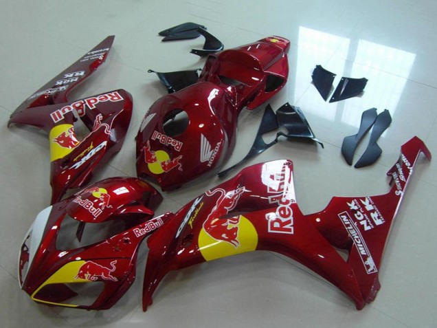 Carena Moto Honda CBR1000RR 2006-2007 - Rosso Giallo Bianco Red Bull