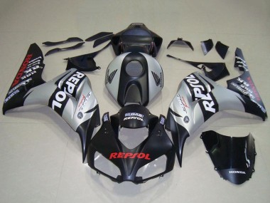 Carena Moto Honda CBR1000RR 2006-2007 - Argento Nero Opaco Repsol Fabbrica