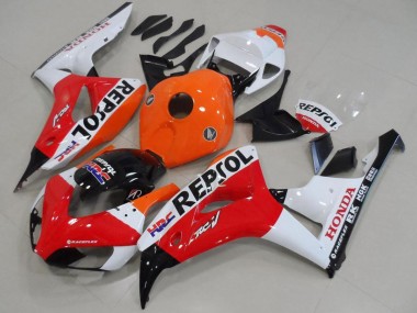 Carena Moto Honda CBR1000RR 2006-2007 - Arancia Bianco Rosso Nero Lucido Repsol HRC Fabbrica