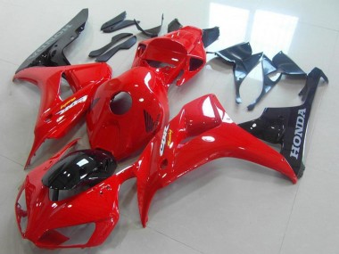 Kit Carena Moto ABS Honda CBR1000RR 2006-2007 - Rosso Nero Lucido Fabbrica