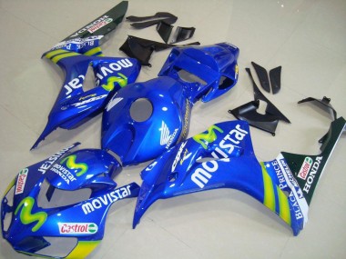 Carena Moto Honda CBR1000RR 2006-2007 - Blu Verde MoviStar Castrol Fabbrica