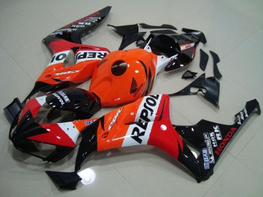 Kit Carena Moto Honda CBR1000RR 2006-2007 - Arancia Bianco Rosso Nero Lucido Repsol Fabbrica