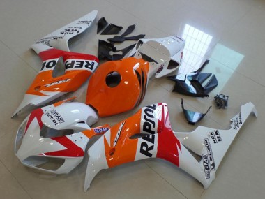 Carena Moto Honda CBR1000RR 2006-2007 - Arancia Bianco Rosso Nero Lucido Repsol Fabbrica