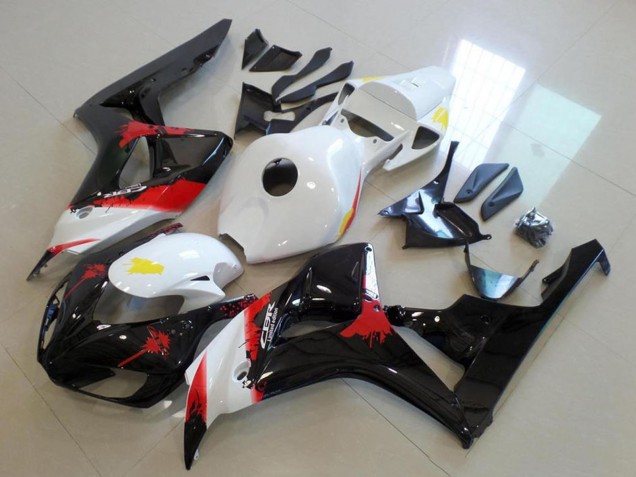 Kit Carena Moto ABS Honda CBR1000RR 2006-2007 - Bianco Rosso Nero Lucido