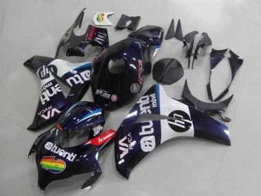 Carena Moto Honda CBR1000RR 2008-2011 - Blu Scuro Bianco Rosso Tuenli HP Fabbrica