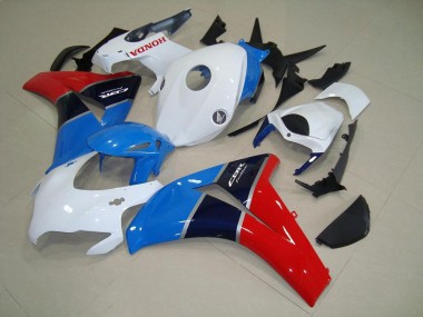 Carena Moto Honda CBR1000RR 2008-2011 - Bianco Azzurro Chiaro Rosso Nero Lucido Fabbrica