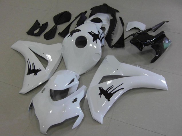 Carena Moto Honda CBR1000RR 2008-2011 - Bianco Nero Speciale Decals