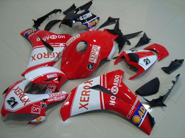 Carena Moto Honda CBR1000RR 2008-2011 - Bianco Rosso Xerox 21