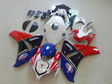 Carena Moto Honda CBR1000RR 2008-2011 - Bianco Rosso Blu Nero Lucido TT Legends Fabbrica