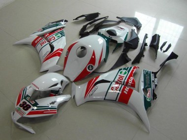 Carena Moto Honda CBR1000RR 2012-2016 - Bianco Rosso Verde Castrol 38 Fabbrica
