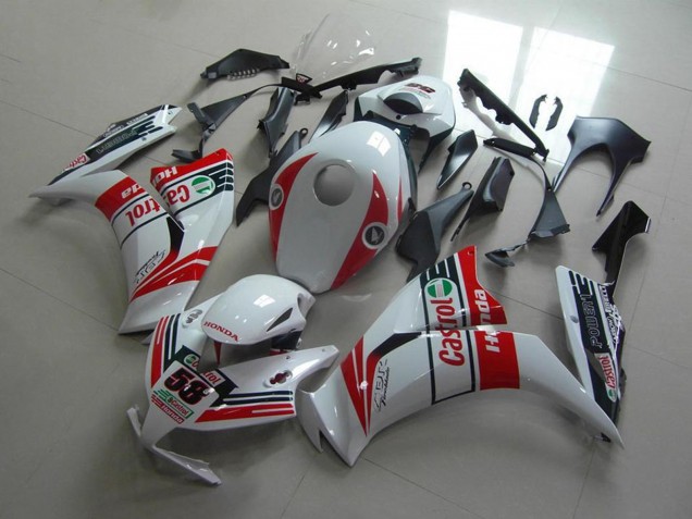 Carena Moto Honda CBR1000RR 2012-2016 - Bianco Rosso Verde Castrol