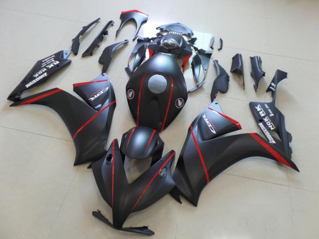 Carena Moto Honda CBR1000RR 2012-2016 - Nero Opaco Rosso Banda