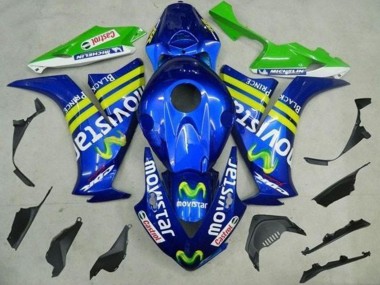 Carena Moto Honda CBR1000RR 2012-2016 - Blu Giallo Verde MoviStar Castrol Fabbrica