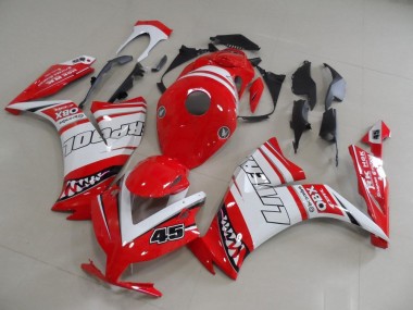Carena Moto Honda CBR1000RR 2012-2016 - Bianco Rosso Liverpool 45 Fabbrica