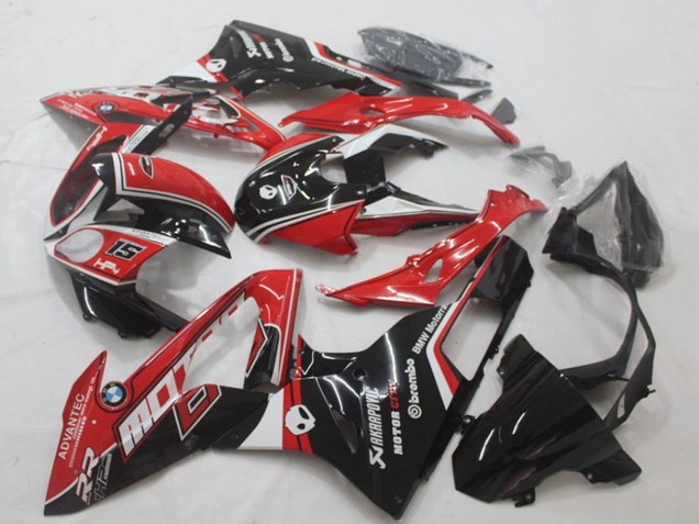 Carena Moto BMW S1000RR 2015-2016 - Bianco Rosso Nero Lucido