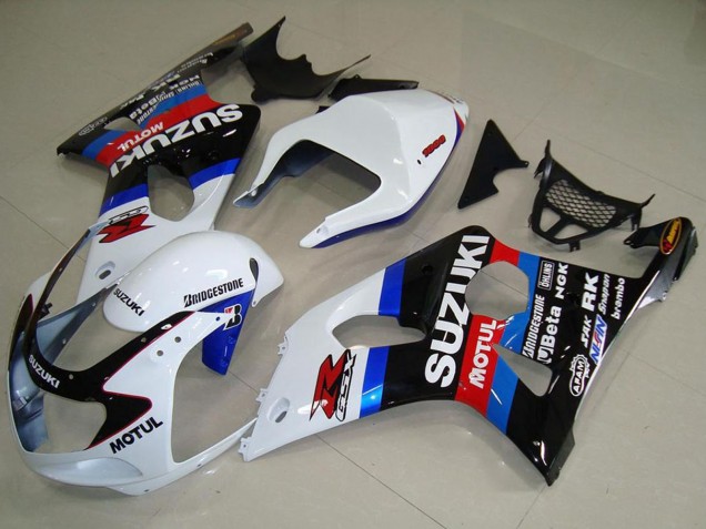Carena Moto Suzuki GSXR 1000 2000-2002 - Bianco Blu Nero Rosso Motul