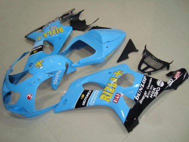 Carena Moto Suzuki GSXR 1000 2000-2002 - Azzurro Chiaro Giallo Nero Rizla Fabbrica