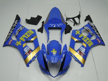 Carena Moto Suzuki GSXR 1000 2003-2004 - Blu Oro Nero Rizla Fabbrica