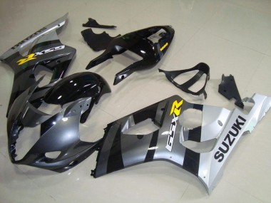 Carena Moto Suzuki GSXR 1000 2003-2004 - Argento Grigio Nero Giallo Fabbrica