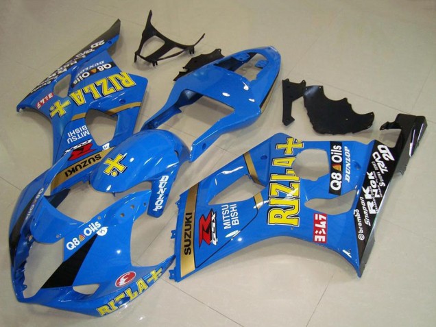 Carena Moto Suzuki GSXR 1000 2003-2004 - Blu Oro Nero Rizla