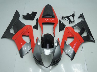 Carena Moto Suzuki GSXR 1000 2003-2004 - Rosso Argento Nero Fabbrica