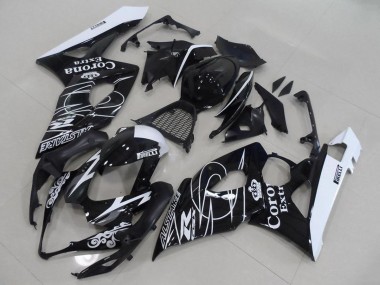 Carena Moto Suzuki GSXR 1000 2005-2006 - Nero Lucido Bianco Corona Fabbrica