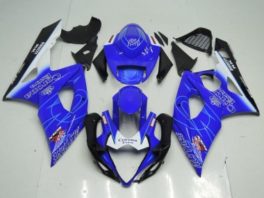 Carena Moto Suzuki GSXR 1000 2005-2006 - Blu Bianco Nero Corona Fabbrica