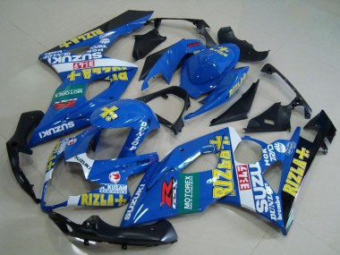Carena Moto Suzuki GSXR 1000 2005-2006 - Blu Giallo Rosso Verde Nero Rizla Fabbrica