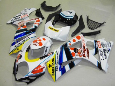 Carena Moto Suzuki GSXR 1000 2007-2008 - Bianco Rosso Giallo Blu Nero Pepe Phone Fabbrica