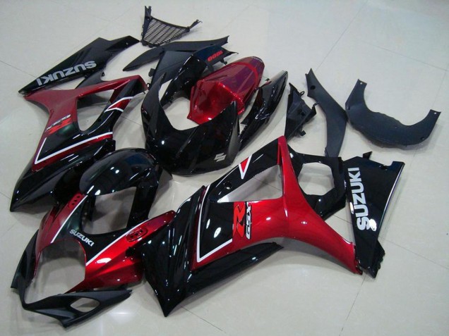 Carena Moto Suzuki GSXR 1000 2007-2008 - Rosso Nero Lucido