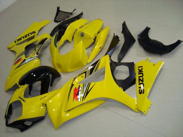 Carena Moto Suzuki GSXR 1000 2007-2008 - Giallo Nero Lucido
