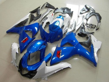 Carena Moto Suzuki GSXR 1000 2009-2016 - Blu Bianco Nero OEM Stile Fabbrica