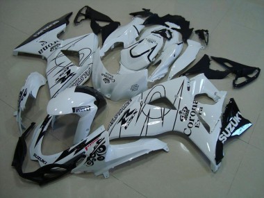 Carena Moto Suzuki GSXR 1000 2009-2016 - Bianco Nero Corona Fabbrica