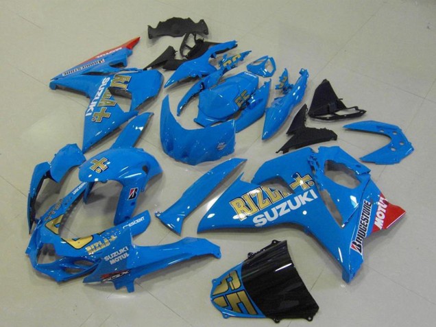 Carena Moto Suzuki GSXR 1000 2009-2016 - Blu Oro Rizla Motul