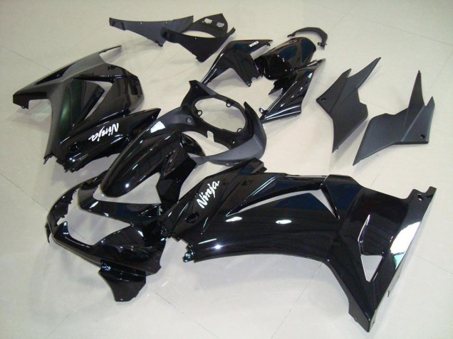 Carena Moto Kawasaki ZX250R 2008-2012 - Nero Lucido Bianco Ninja