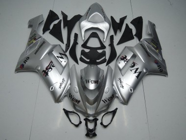Carena Moto Kawasaki ZX6R 2007-2008 - Argento West Fabbrica