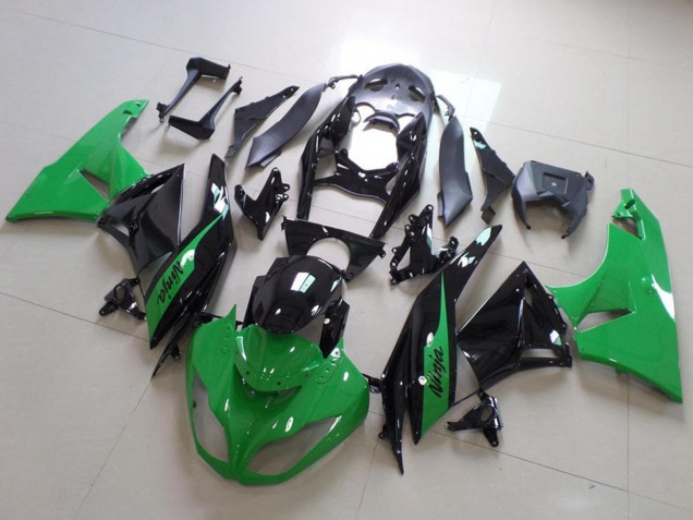 Carena Moto Kawasaki ZX6R 2009-2012 - Verde Nero Lucido