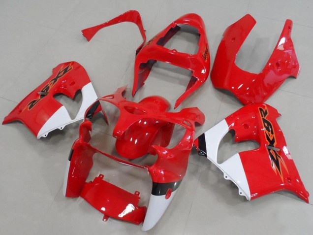 Carena Moto Kawasaki ZX9R 2000-2001 - Rosso Bianco