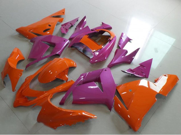 Carena Moto Kawasaki ZX10R 2004-2005 - Arancia Rosa