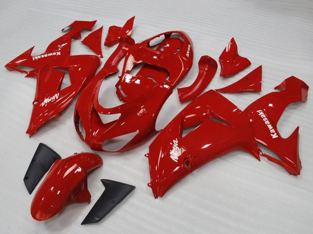 Carena Moto Kawasaki ZX10R 2006-2007 - Rosso Bianco