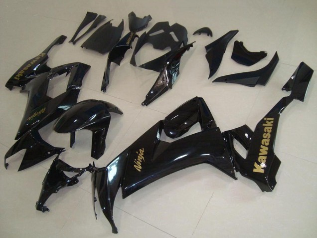 Carena Moto Kawasaki ZX10R 2008-2010 - Nero Lucido Oro Decal