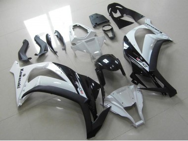 Carena Moto Kawasaki ZX10R 2011-2015 - Bianco Nero Lucido Fabbrica