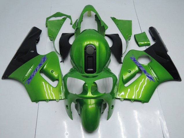 Carena Moto Kawasaki ZX12R 2000-2001 - Verde Nero Blu