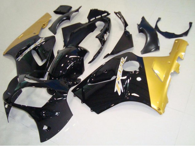 Carena Moto Kawasaki ZX12R 2000-2001 - Nero Lucido Oro