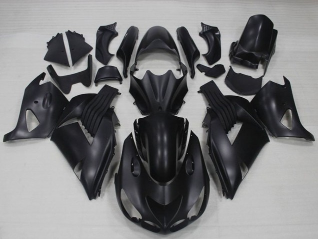 Carena Moto Kawasaki ZX14R ZZR1400 2006-2011 - Nero Opaco