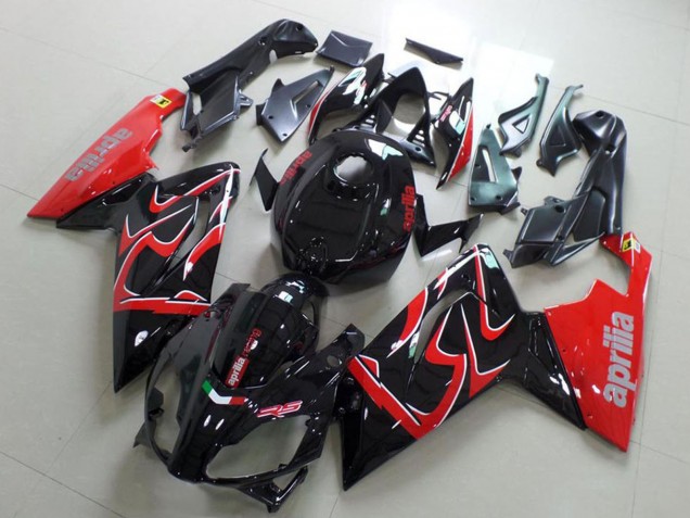 Carena Moto Aprilia RS125 2006-2011 - Nero Lucido Rosso