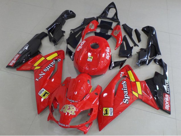 Carena Moto Aprilia RS125 2006-2011 - Rosso Nero Giallo