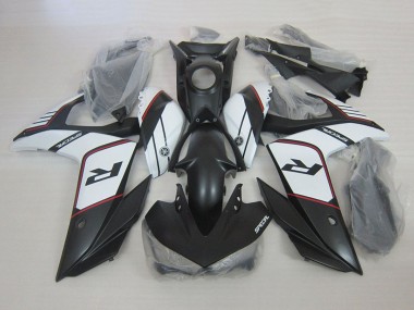 Carena Moto Yamaha YZF R3 2015-2018 - Bianco Nero Opaco Fabbrica