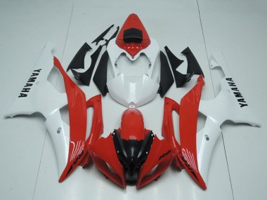Carena Moto Yamaha YZF R6 2008-2016 - Bianco Rosso Fabbrica